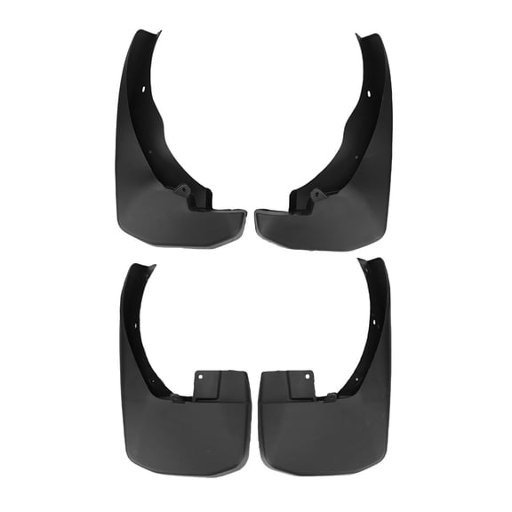 M Buder Custom Molded Front and Rear Mud Flaps Splash Guards for Nissan Frontier 2005-2016 , Heavy Duty PP Tire Protector Mudguards, Black, 4 Pieces