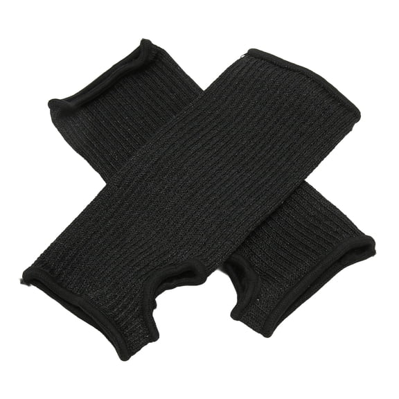 M Buder Cut Resistant Protective Sleeve Level 5 Safety HPPE Arm Sleeve 8.3 inches / 21 cm with Thumb Hole for Garden Kitchen 2 Count