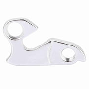 M Buder Cycling Bicycle Aluminium Alloy Rear Gear Mech Derailleur Hanger Hook Dropout Frame Tail Hook Replacement Accessory for Mountain Road Bikes Silver Type 009 1.18 inches / 30 mm