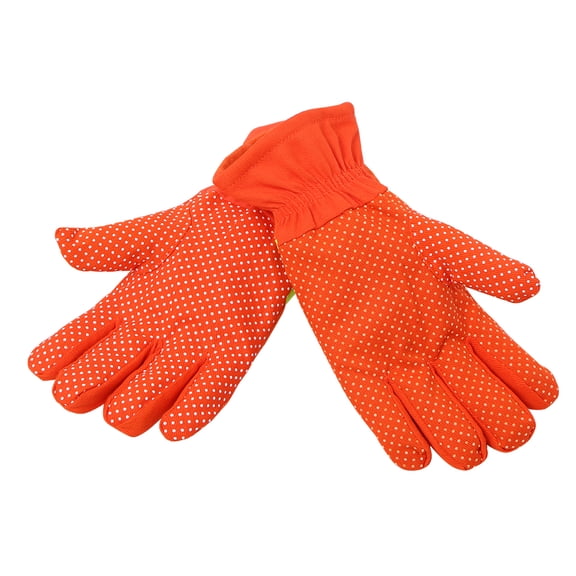 M Buder DA-075 Heat Resistant Firefighter Safety Gloves, Anti-static Insulated Waterproof Workwear, Orange, 1 Pair