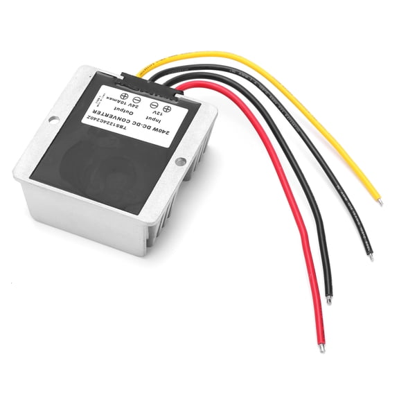 M Buder DC Boost Voltage Converter 12V to 24V 10A 240W Waterproof IP68 Power Supply Transformer Module (2.9 x 2.9 x 1.3 inches / 7.4 x 7.4 x 3.2 cm)