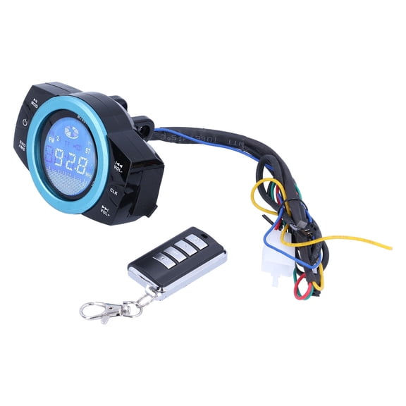 M Buder DC12V Motorcycle MP3 Power Amplifier Music Audio Player 87.5-108MHz with Remote Controller Keyfobs, Universal Fit Stereo System Player with FM Radio (3.6 x 2.6 inches / 9.2 x 6.7 cm)