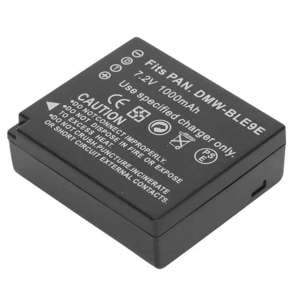 M Buder DMW BLE9E Lithium Ion Digital Camera Replacement Battery 1000mAh 7.2V High Capacity Power Supply Compatible with GX85 GX7 GX9 GF3 GF6 and Leica LX100M2 ZS110 LX15 G100 G110 Models