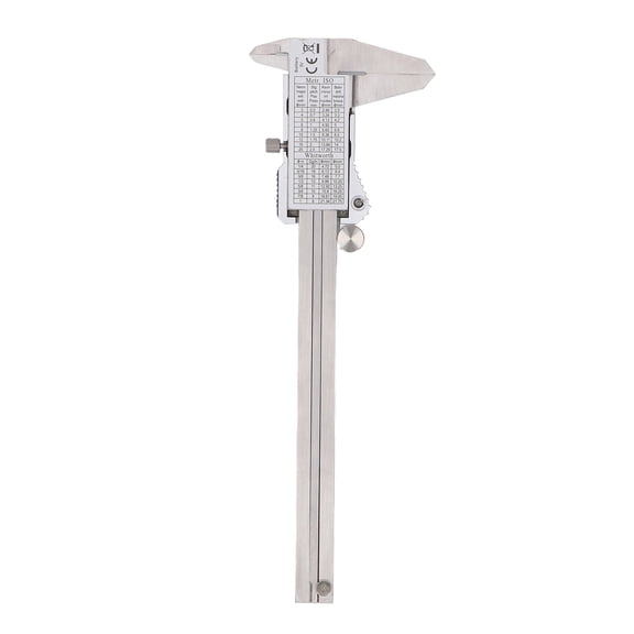 M Buder Digital Caliper 0-150mm/6 inches Stainless Steel Vernier Caliper with Large LCD Display Multifunction Precise Measuring Tool for Inside Outside Depth Step Dimensions
