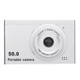thumbnail image 1 of M Buder Digital Camera Auto Focus Compact Small Camera with Front Rear Dual Cameras 8x Digital Zoom 2.4 Inch TFT Screen for Photography Students Silver Grey (4.7 inches / 12 cm) [cite: 37], 1 of 9