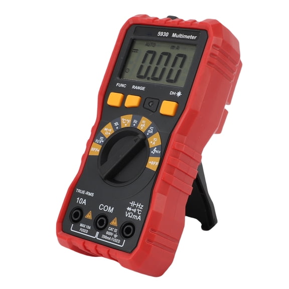 M Buder Digital Multimeter Voltage Capacitor Smart Tester Volt Meter Ohmmeter AC DC 600V 10A 20m ETCR5930 Auto Power Off