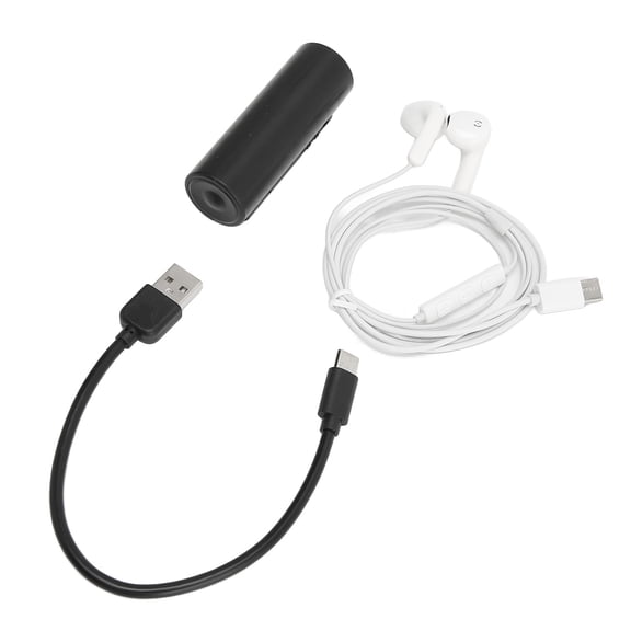 M Buder Digital Voice Recorder Strong Magnetic Adsorption MP3 AI Smart Voice Control Recording Device Black 16G (5.51 inches / 14 cm)
