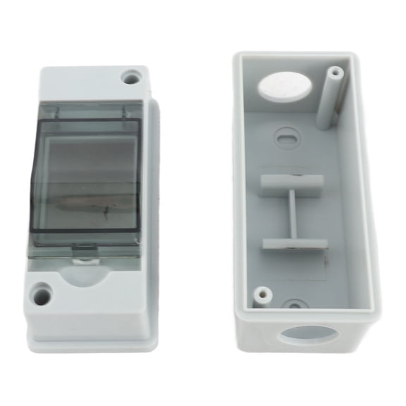 M Buder Distribution Protection Box IP65 Waterproof Electronic Junction Case with Transparent Cover for Outdoor Electrical Box Plastic Construction 4.9 x 2.2 x 3.5 inches