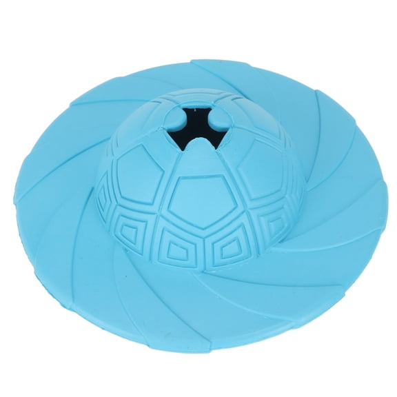 M Buder Dog Flying Disc Treat Dispenser Interactive IQ Training Bite Resistance Fetch Toy for Puppies