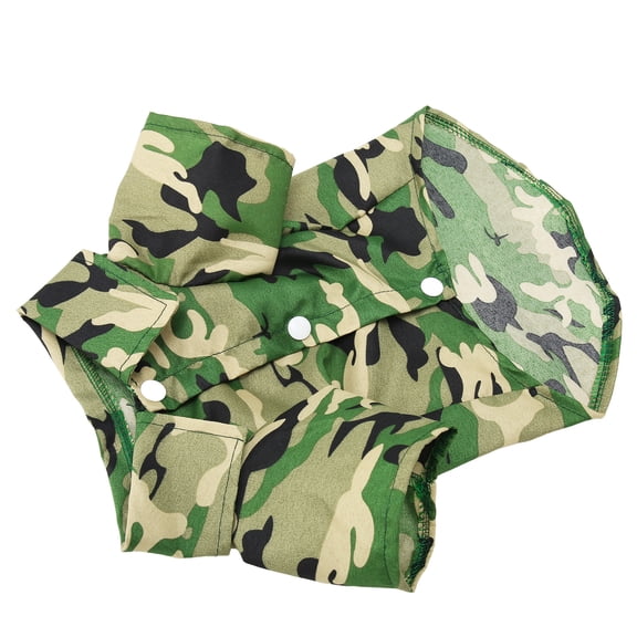 M Buder Dog Shirts Summer Stylish Camouflage Breathable Cool Pet Summer T Shirts for Small Medium Boy Girl Dogs Cats S (10.24 inches / 26 cm Length)