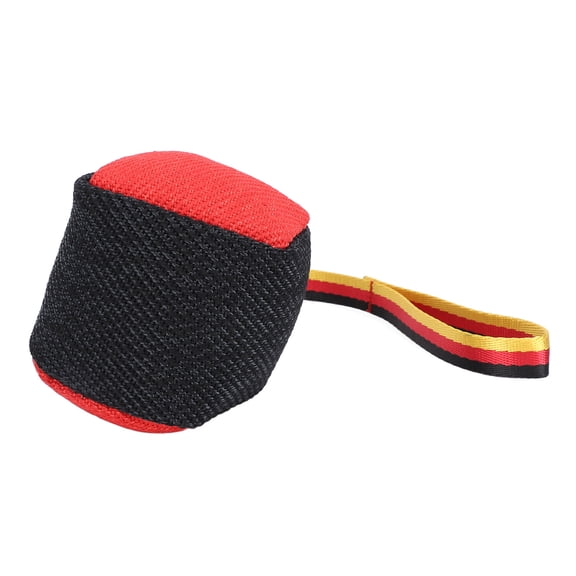 M Buder Dog Training Chew Toy Interactive Tear Resistant Multifunctional Dog Teeth Grinding Bite Toy for Pet Exercise Black+Red