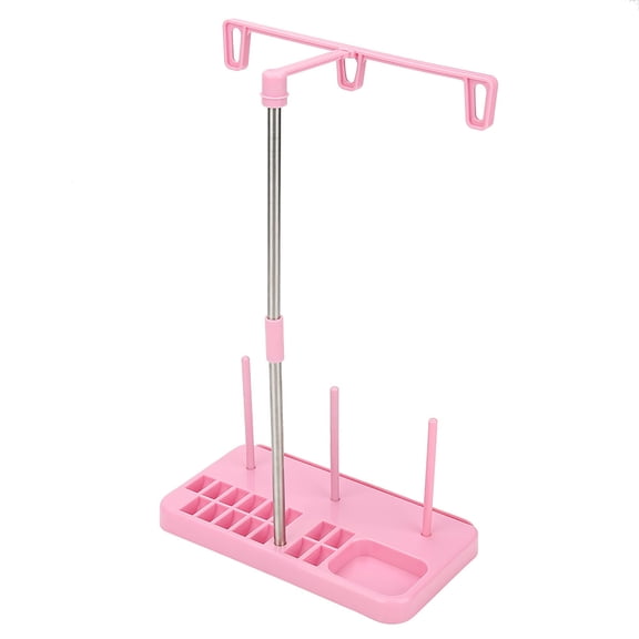 M Buder Domestic 3 Cones Embroidery Thread Holder Spool Stand Pink Sewing Machine Accessories