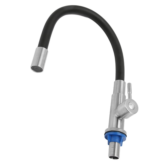 M Buder Domestic Kitchen Flexible Single Handle Dishwasher Faucet Basin Cold Water Universal Swivel Faucet (16.93 inches / 43 cm)