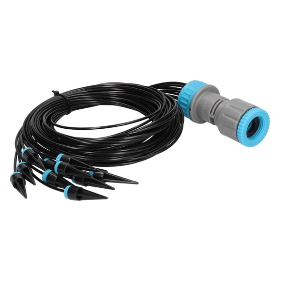M Buder Drip Irrigation System Kit with 10 Adjustable Water Drippers, Automatic Flower Watering Device for Garden, Agriculture, and Public Green Spaces