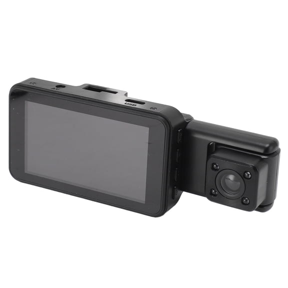 M Buder Driving Recorder Professional 3 Channel WiFi 1080P Front Loop Recording IR Night Vision Parking Mode Car Dash Cam 3 Inch Screen / 7.6 cm HD Dual Lens Auto Shut-Off Mount