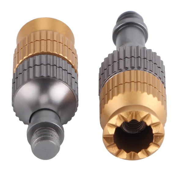 M Buder Drone Remote Control Lengthened Rocker Joystick Replacement Part for DJI Mavic Air 2 / Mini 2 Aluminum Alloy Golden and Titanium 1.3 inches / 3.2 cm