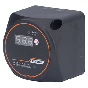 M Buder Dual Battery Relay Split Isolator Waterproof Digital Display 12V 140A for Car Boat[cite: 1]