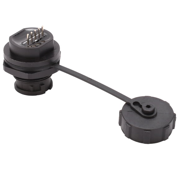 M Buder E10MC-BF1-F USB Charger Socket Waterproof Snap Lock Female PCB Board Mount Connector E10MCBF1F
