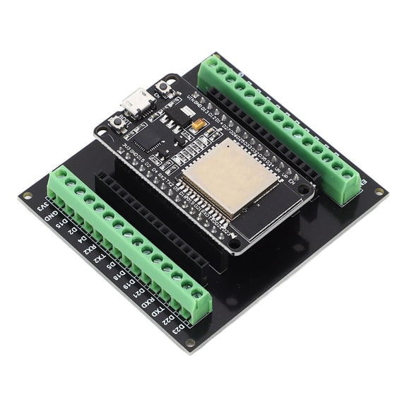 M Buder ESP32 Development Board 30-Pin 2.4GHz WiFi Bluetooth Expansion Module 2.3-3.6V (2.5 x 2.7 inches / 63 x 69 mm)
