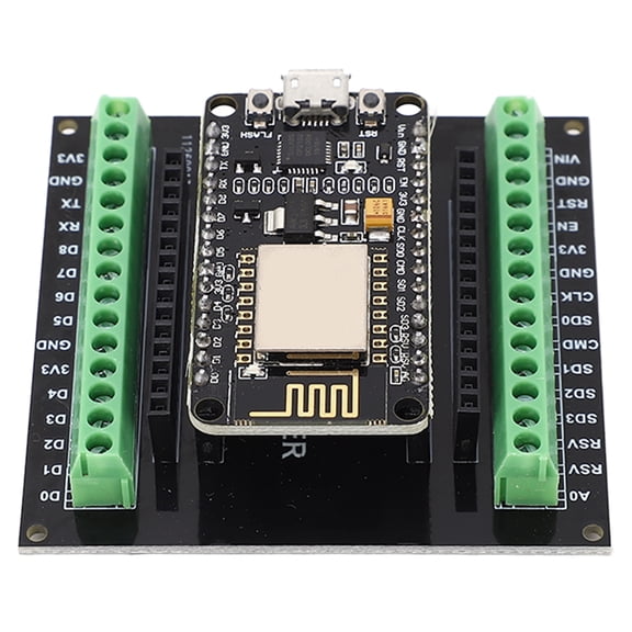 M Buder ESP8266 Development Board NodeMCU V2 GPIO Expansion Module Electronic Component Replacement for DIY Projects Microcontroller 2.48 inches