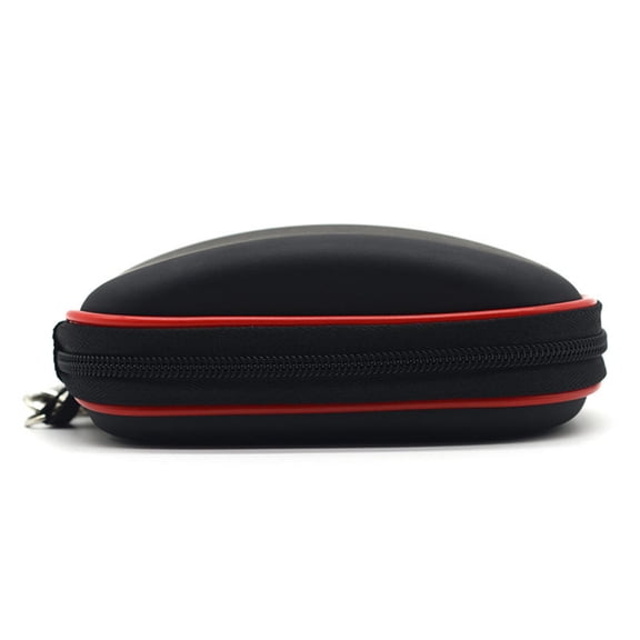 M Buder EVA Shockproof Carrying Case Portable Storage Bag Hard Shell Protective Cover for Apple Magic Mouse 1 and 2, Travel Organizer Box with Lanyard and Mesh Pocket, Black (5.31 inches / 13.5 cm)
