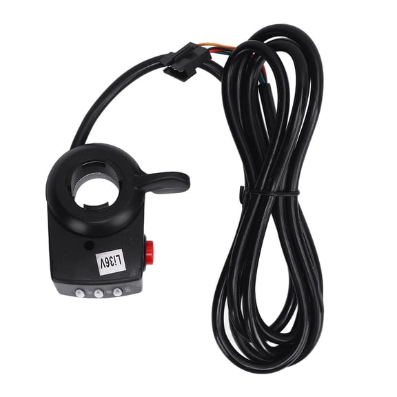 M Buder Electric Bike Thumb Throttle 36V Accelerator Governor with Battery Display Panel High Stability for 2.22cm Handlebar Conversion Kit Accessories (7.87 inches / 20 cm Length)