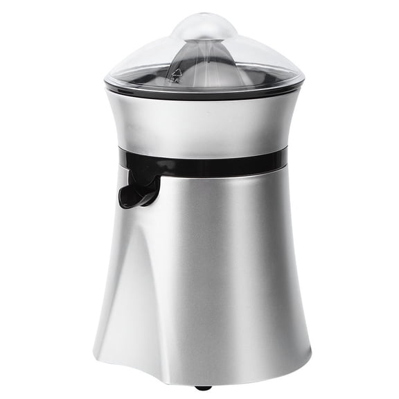 M Buder Electric Citrus Juicer 50W Portable Orange Lemon Squeezer Extractor Fruit Juice Machine, 13.5 fl oz / 400 ml Capacity, Detachable Base, Clear and Orange