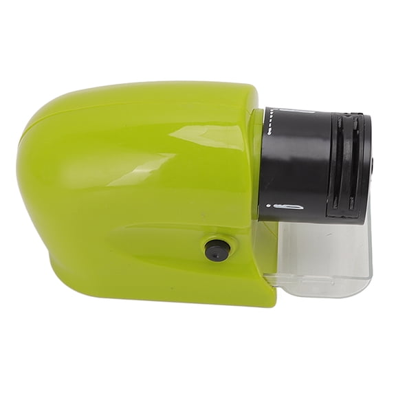 M Buder Electric Knife Sharpener Machine Tool for Household Kitchen with Diamond Grinding Wheel, Battery Operated Multi-Functional Sharpening Device, 5.3 inches / 13.5 cm, Green