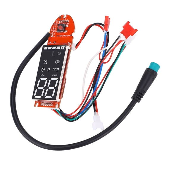 M Buder Electric Scooter Dashboard PCB Replacement Bluetooth Circuit Board for Outdoor Riding 4.33 inches / 11 cm Black