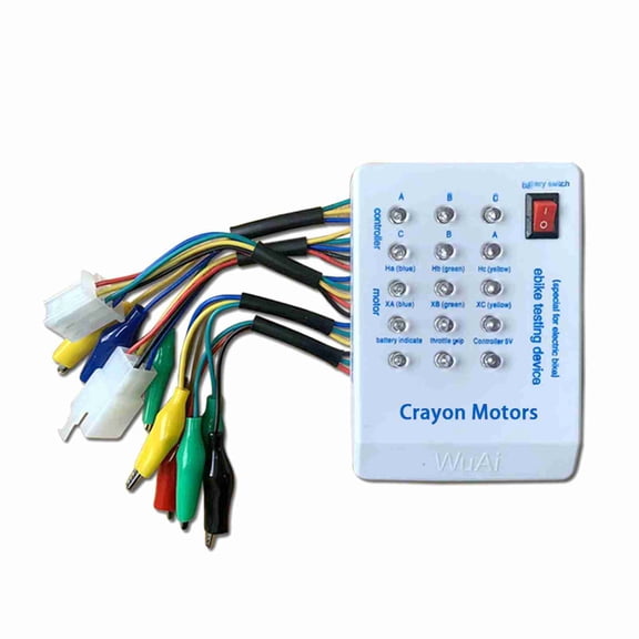 M Buder Electric Vehicle Controller Tester and Car Battery Analyzer, Multifunctional Diagnostic Tool for Brushless Motors and Brake Handles, Portable Professional Equipment, 4.13 inches / 10.5 cm