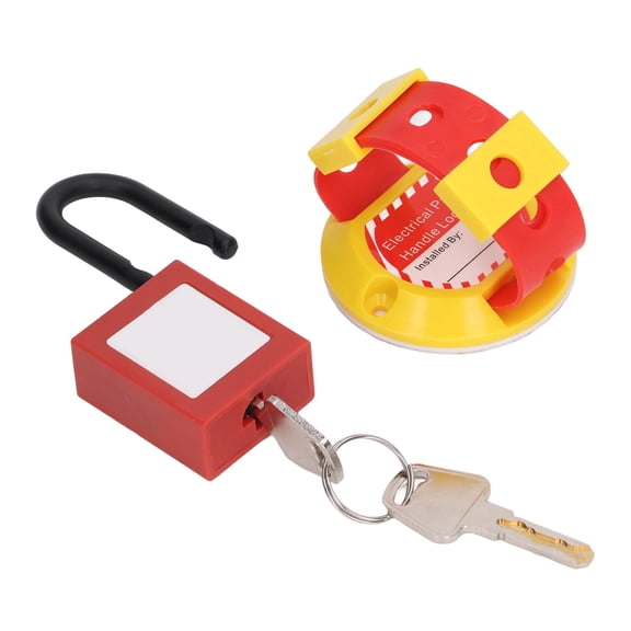 M Buder Electrical Panel Handle Lockout Kit Fire Insulation Nylon Lockout Safety Supply for Industrial LTO-01, 1 Count