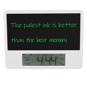 M Buder Electronic Calendar with Notepad LCD Handwriting Board Digital Date Clock Writing Pad for Home and Office (9.45 inches / 24.00 cm)