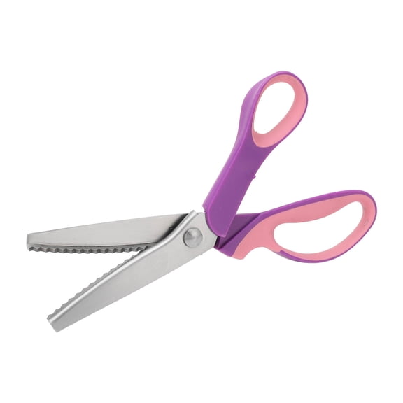 M Buder Embroidery Scissors Stainless Steel Wave Edge Craft Sewing Scissors with Ergonomic Handle for Fabric Paperboard Leather DIY Cutting 9.4 Inches / 24.0 cm