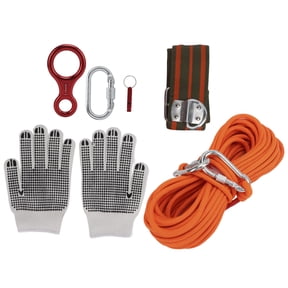 M Buder Emergency Escape Rope Kit 49.2ft / 15m 11KN Rappelling Cord with Carabiner, 365, 1, Emergency Preparedness Kit, 1