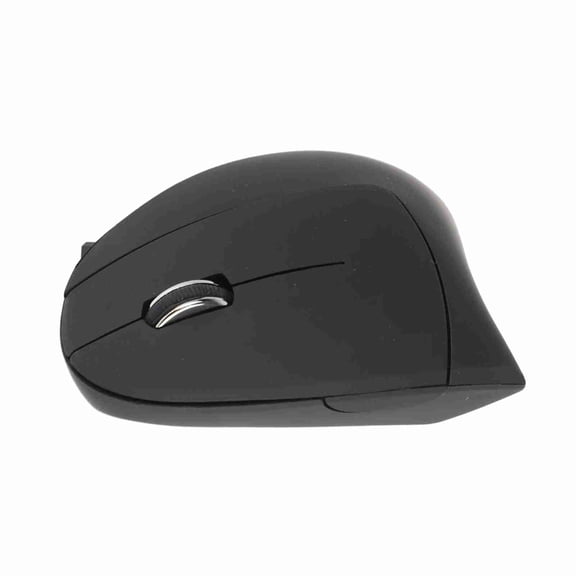 M Buder Ergonomic Vertical Wireless Mouse - 2.4GHz Optical Rechargeable Computer Mice for PC Laptop Office, 1600 DPI, 6 Buttons, Includes USB Receiver & Charging Cable (4.7 x 3.7 x 2.8 inches)