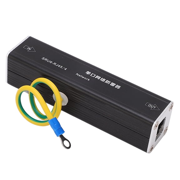 M Buder Ethernet Surge Protector RJ45 Lightning Suppressor Thunder Arrestor for Protection 5V (4.72 inches / 12 cm)