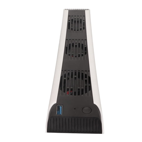 M Buder External USB Cooling Fan and Cooler Radiator Bracket Stand with 3 Quiet Fans for PS5 Game Console, Black (8.66 inches / 22.0 cm)
