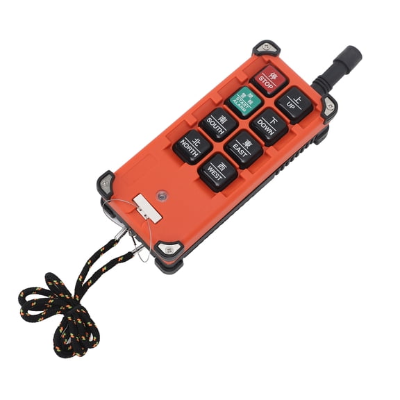 M Buder F21-E1B TX Industrial Wireless Radio Remote Control for Hoist Crane Dump Trailer, 328.1 ft / 100m Range, IP65 Waterproof Electromechanical Switch Transmitter (Batteries Not Included)