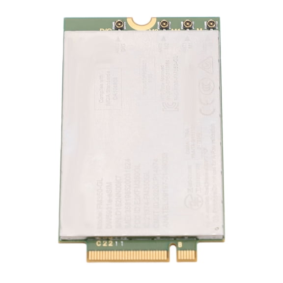M Buder FM350-GL DW5931E-ESIM M.2 5G NR 4G LTE Network Card Module Adapter 4.67Gbps High-Speed Connection for Windows Linux Dell XPS 13 Latitude 5340 7340 9440 (2.36 inches / 6 cm) [cite: 7, 8]