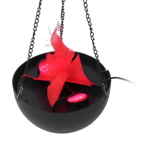 M Buder Fake Flame Lamp 3D LED Artificial Fire Light Decorative Prop for Halloween Christmas New Year Party Novelty Lighting (7.9 x 5.1 x 20 in / 20 x 13 x 50 cm)