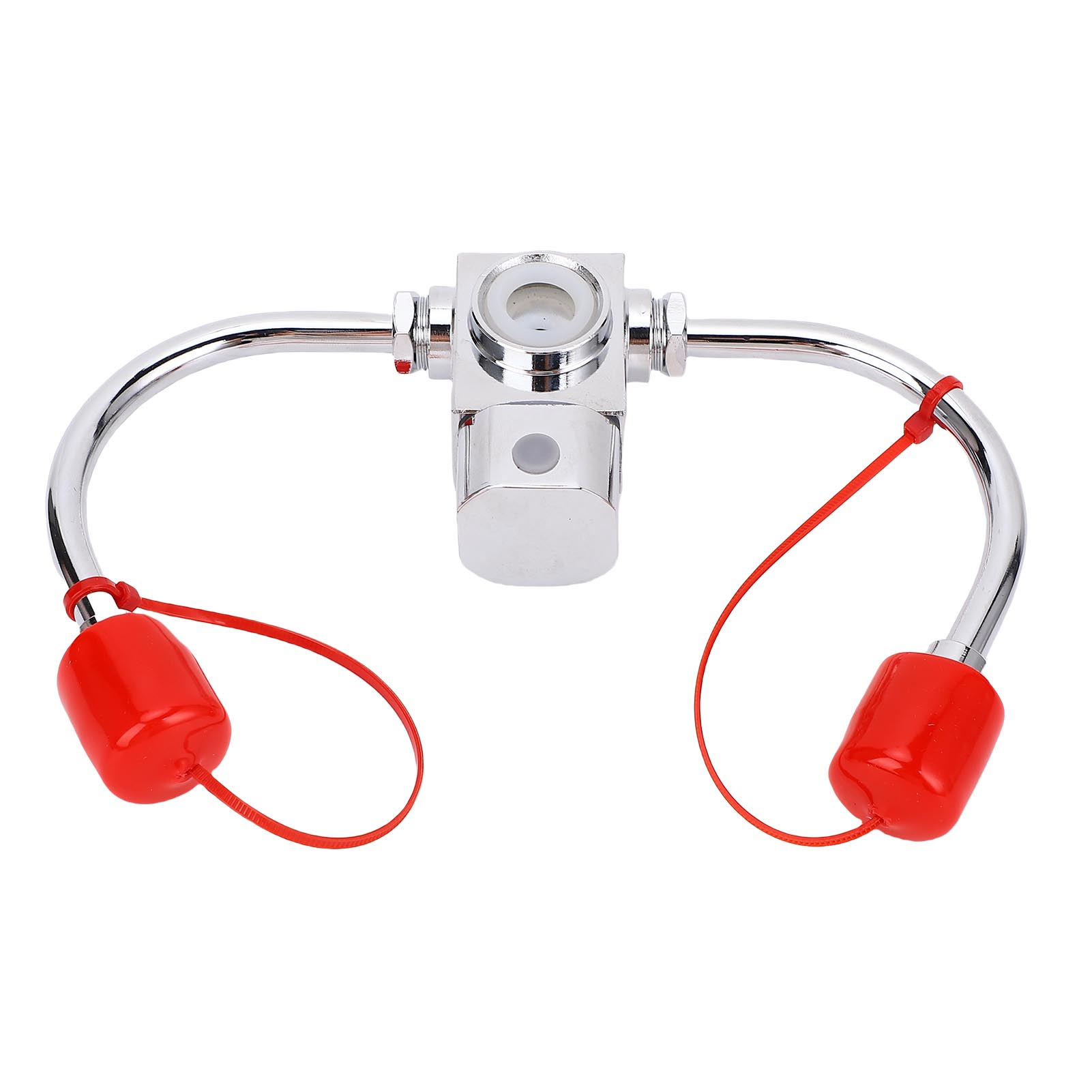 Estación de Lavado de Ojos Montada en Grifo M Buder, Kit de Emergencia Giratorio 360 Grados para Laboratorio y Fábrica, Flujo de Agua Ajustable con 3 Adaptadores (15/16 Pulgada, 13/16 Pulgada, 7/8 Pulgada), Latón Sólido