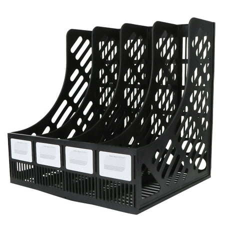 M Buder File Holder Document Tray 4-Grid Desktop Storage File Organizer Office Supplies