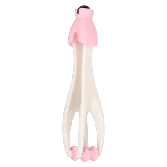 M Buder Finger Joint Massager Relief Stress Promote Circulation Multifunctional Acupoint Massage Roller Lightweight Handheld Beauty Tool (Pink, 6.5 inches / 16.5 cm)