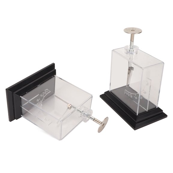 M Buder Foil Electroscope for Physics Experiments High Sensitivity Gold Foil Leaf Physics Electrometer and Teaching Aid Kit Demonstrator Model for Science Lab Classrooms and Electrostatic Studies