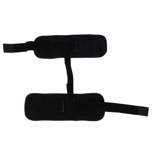 M Buder Foot Drop Ankle Orthotic Brace Fixing Strap Splint Fracture Sprain Injury Support Wrap Black (19.00 cm / 7.48 inches)