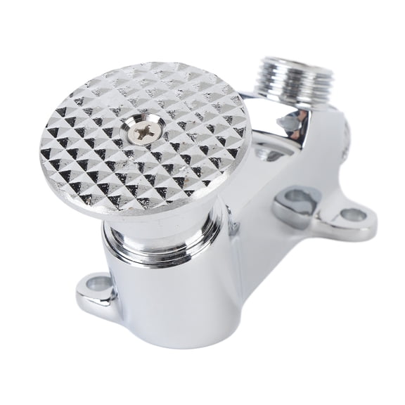 M Buder Foot Pedal Valve for Faucet Single Touchless Water Control Switch Brass Round Bathroom Basin Tap Accessory 1.97 inches / 5 cm