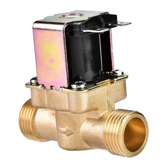 M Buder G1/2" DC 24V Normally Closed Brass Electric Solenoid Magnetic Valve For Water Control, Replacement Stop Valve