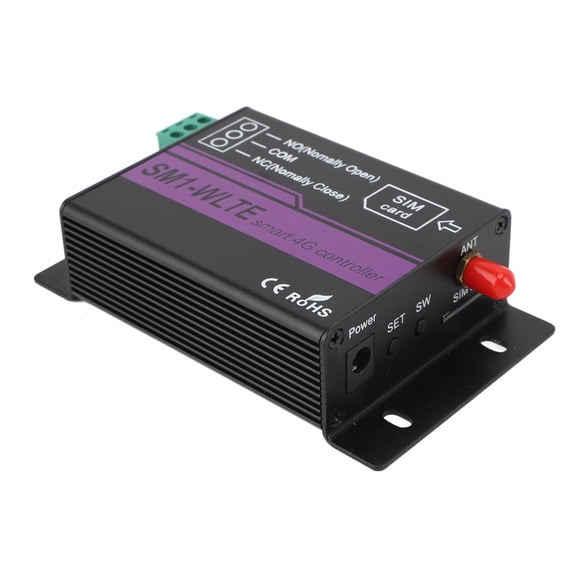 M Buder GSM Gate Opener 4G Remote Control Relay Switch Mobile Phone Access Controller APP WEB Temp Humidity Alarm SMS Power Failure 110-240V 7.87 inches / 20 cm