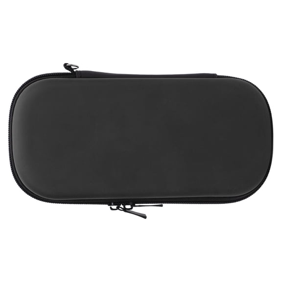 M Buder Game Console Case with Slots and Inner Pockets, Anti Scratch Water Resistant PU EVA Two Way Zipper Hard Protective Travel Case for PSP 3000 Accessories, 7.9 inches / 20.1 cm, Black