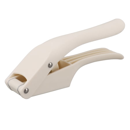 M Buder Garlic Press Multipurpose 2 in 1 Efficient Easy To Squeeze Ergonomic Handle Mincer Crusher Kitchen Tool For Home Cooking Vegetable Prep Gadget White Heavy Duty Crushing Essential